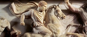 Alexander the Great with horse